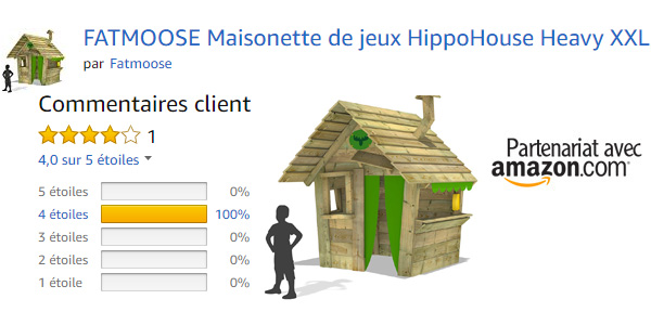 maisonnette de jeux Fatmoose, avis clients