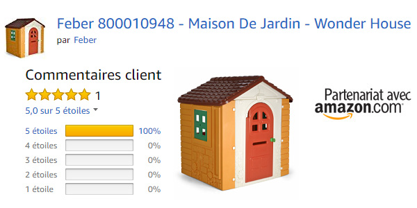 maisonnette feber, les avis clients